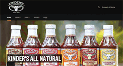 Desktop Screenshot of kindersbbq.com