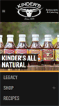 Mobile Screenshot of kindersbbq.com